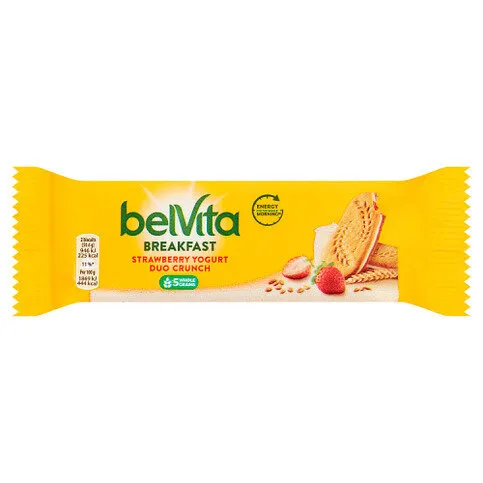 Belvita Breakfast Duo Crunch Strawberry Yogurt Biscuits 50.6g