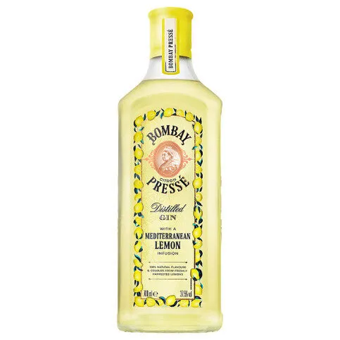BOMBAY Citron Pressé Mediterranean Lemon Distilled Gin, 70cl