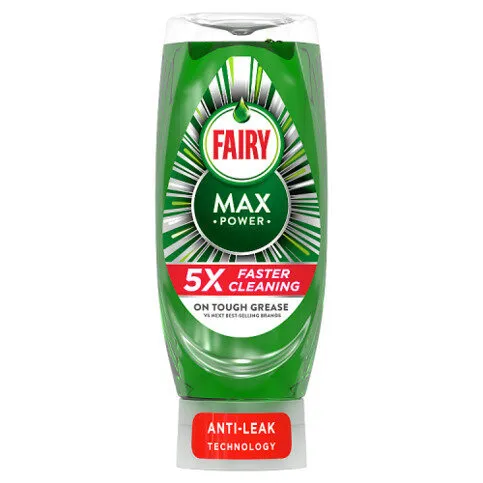 Fairy Max Power Washing Up Liquid 450ML - Cleaning Products