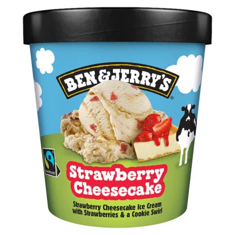 Ben & Jerry's  Ice Cream Strawberry Cheesecake 465ml