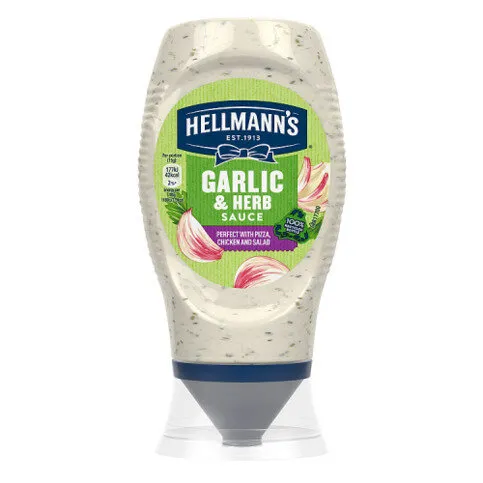 Hellmann's  Creamy Sauce Garlic & Herb 250 ml