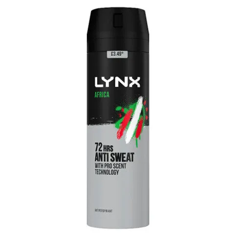 Lynx  Antiperspirant Deodorant for Men Africa 200 ML 
