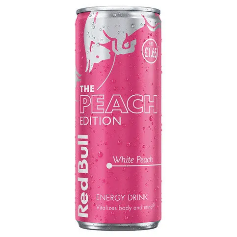 Red Bull The Peach Edition White Peach Energy Drink 250ml