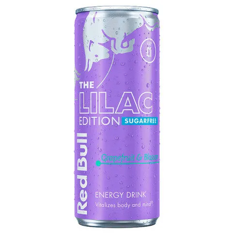 Red Bull The Lilac Edition Sugarfree Grapefruit & Blossom Energy Drink 250ml