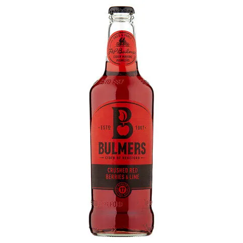 Bulmers Crushed Red Berries & Lime Cider 500ml