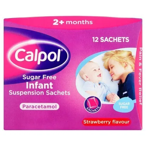 Calpol Sachets Sugar Free 12 x 5ml