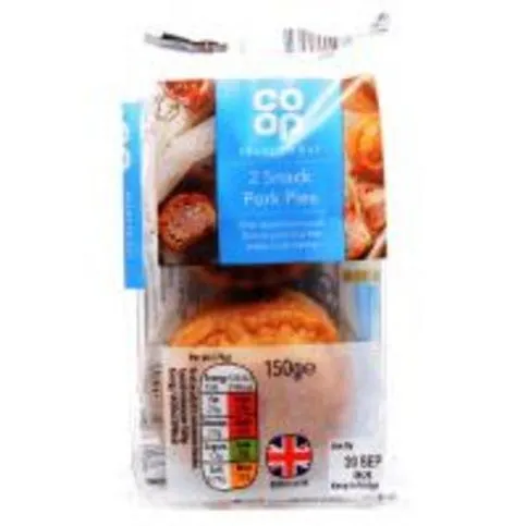 CP 2 Snack Crispy Bake Pork Pies 150G