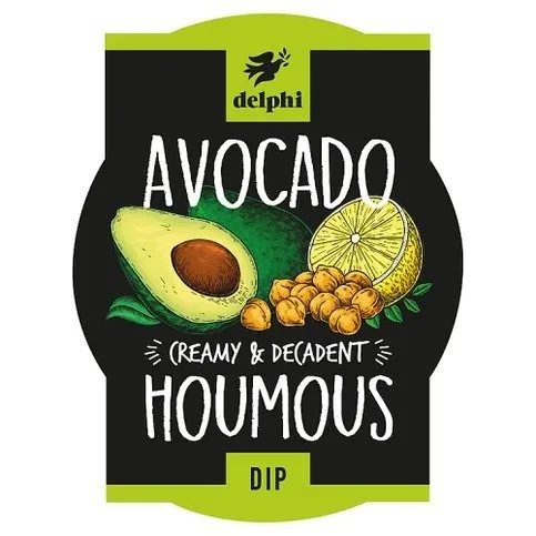 Delphi Avocado Houmous Dip 150g