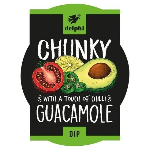 Delphi Fresh Guacamole Dip 150g