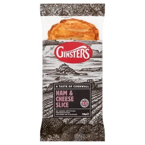 Ginsters Ham & Cheese Slice 170g