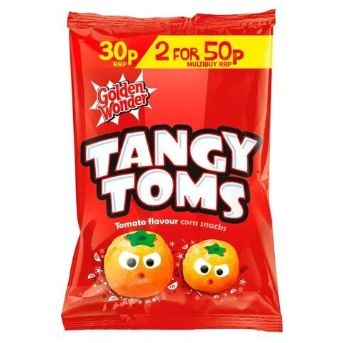 Golden Wonder Tangy Toms 25g