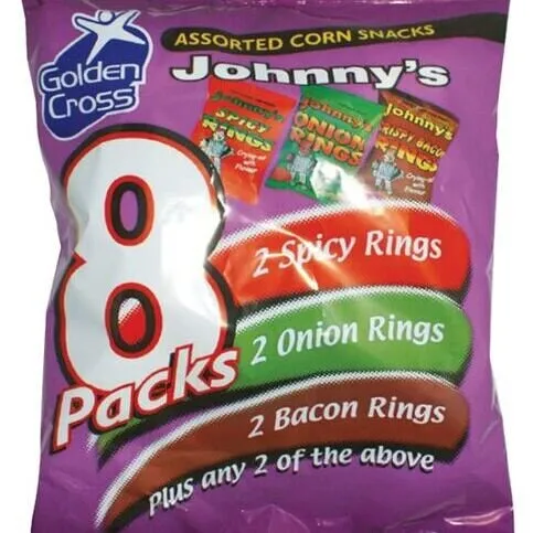 Johnny's Crisps Assorted 8 Pack