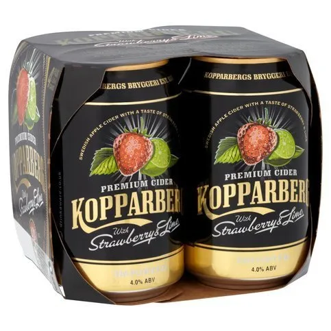 Kopparberg Premium Cider with Strawberry & Pineapple 4 x 330ml