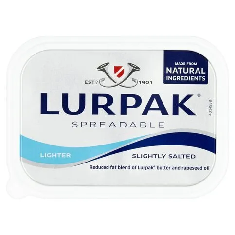 Lurpak Lighter Slightly Salted Spreadable 250g