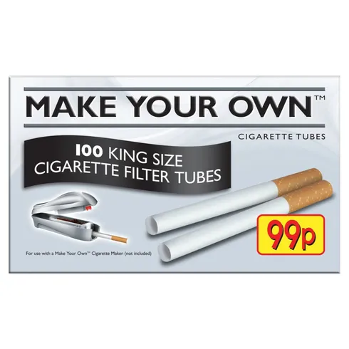 Make Your Own 100 King Size Cigarette Filter Tubes
