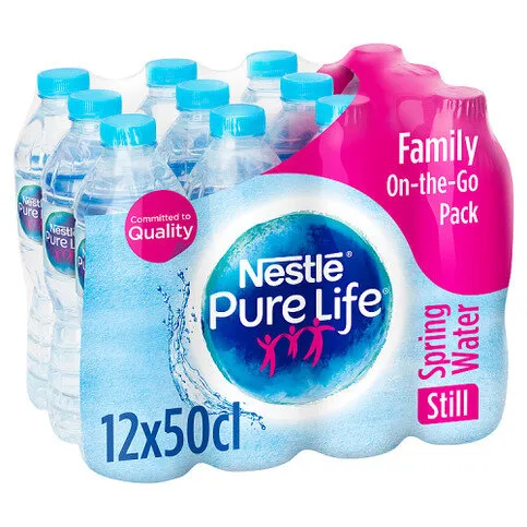 Nestle Pure Life Spring Water 12 x 50ml