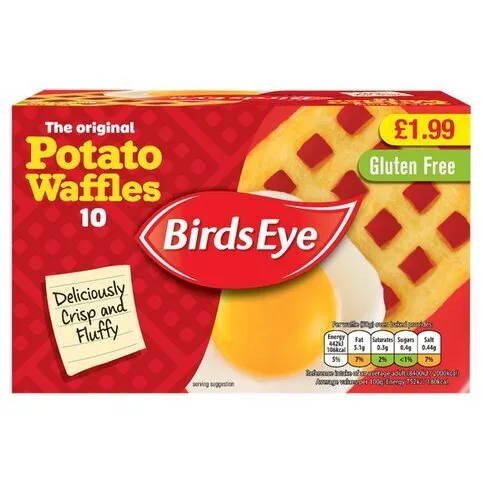 Birds Eye 10 The Original Potato Waffles 567g