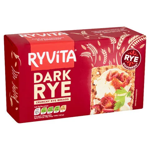 Ryvita Dark Rye Crispbread 250g