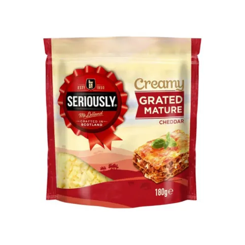 Jacks Grated Mature White 180g