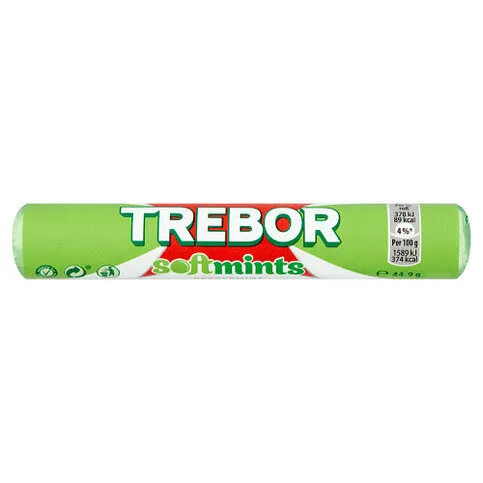 Trebor Softmints Peppermint Mints Roll 44.9g