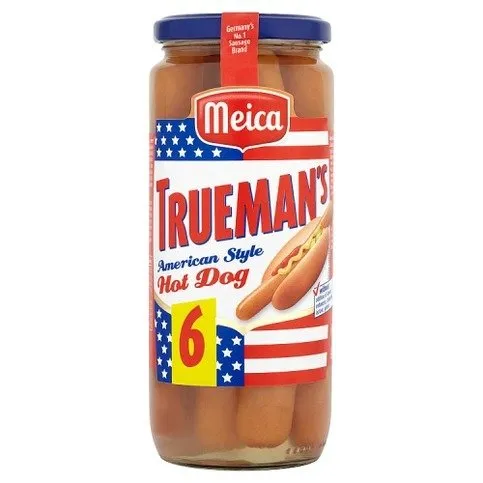 Meica Trueman's 6 American Style Hot Dog 540g