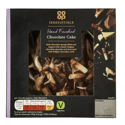 Co-op Irresistible Hand Finished Chocolate Cake