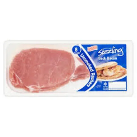 Direct Table Danish Sizzling Unsmoked Back Bacon Rashers x 5 150g