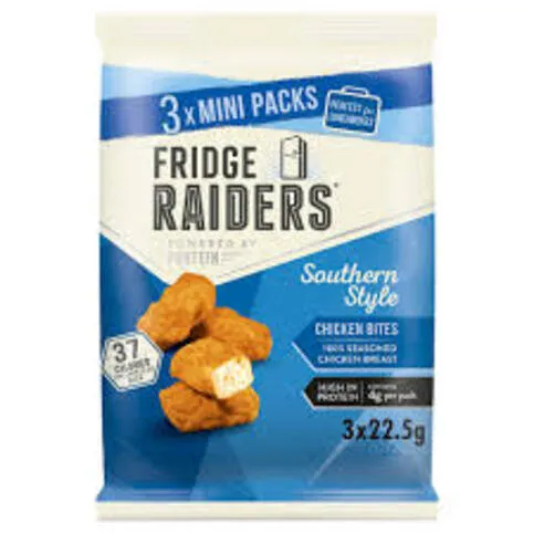 Fridge Raiders Southern Style Chicken Bites Mini Packs 3 x 22.5g