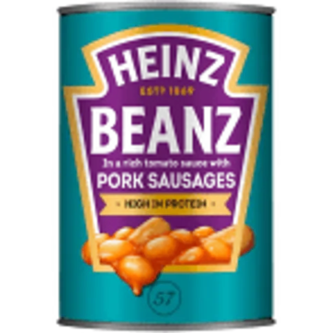 Heinz Baked Beans With Pork Sausages 415g