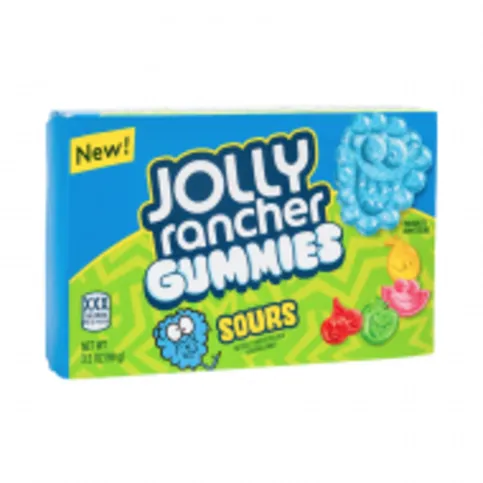 Jolly Rancher Gummies Sours Theatre Box 99g [AMERICAN CANDY GREEN BOX]