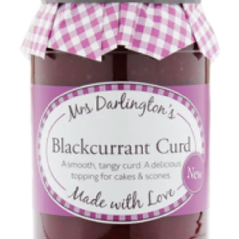 Mrs Darlingtons Curd Blackcurrant 320g
