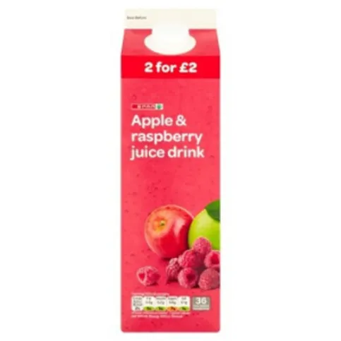 Spar Fresh Apple & Raspberry Juice 1L