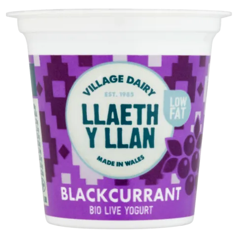 Village Dairy Blackcurrant Yogurt 125g