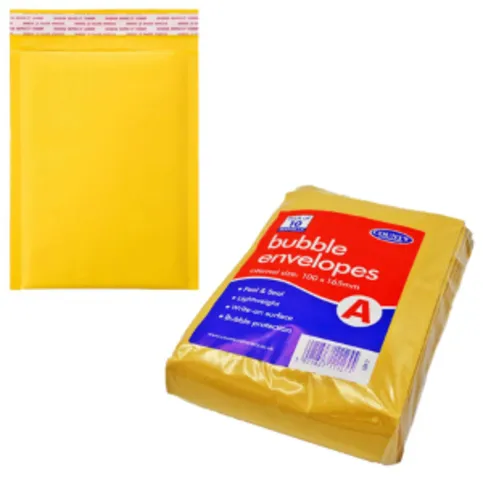MailLite Paper Bubble Envelope 110 x 160mm (Size A)