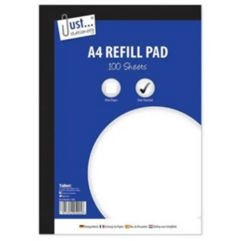 A4 Plain Pad 100 Sheets