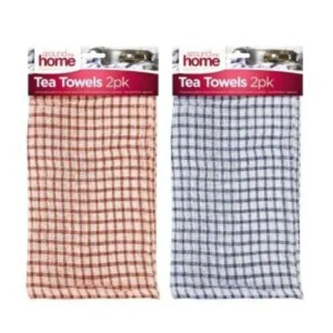 Around The Home Tea Towels 2pk