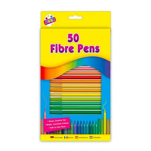 Art Box 50 Fibre Pen's