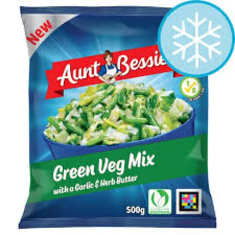 Aunt Bessies Green Vegetable Mix 500g