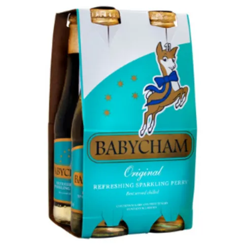 Babycham Original Refreshing Sparkling Perry 4 x 20cl