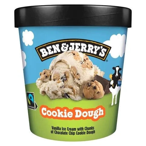 Ben & Jerry’s - Cookie Dough, 465ml tub