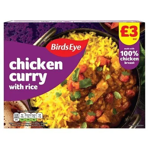 Birds Eye Chicken Curry £3 400g