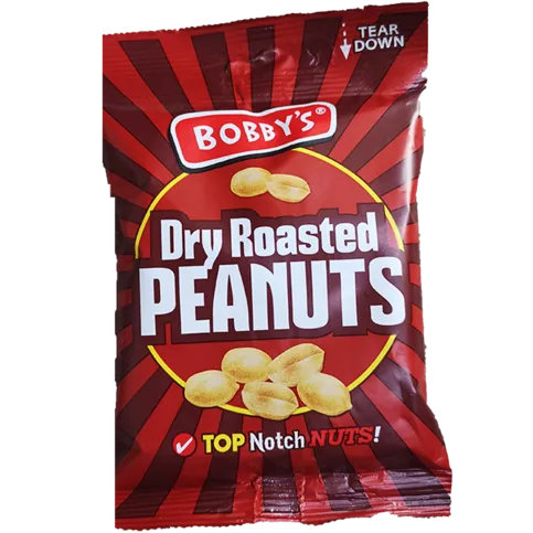Bobbys Dry Roasted Peanuts 80g