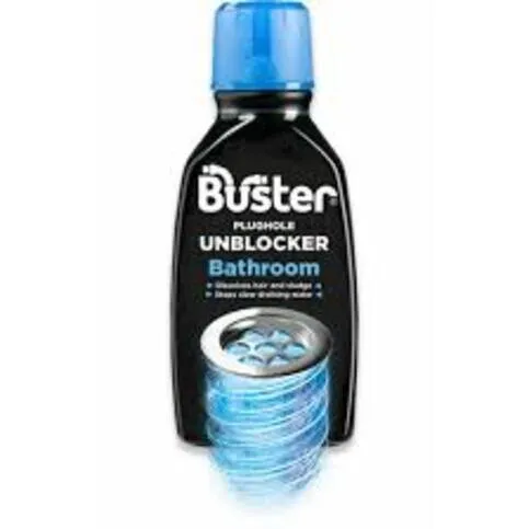 Buster - Bathroom Un-blocker (shower/bath/basin drains), 300ml