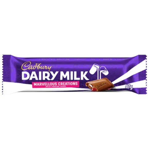 Cadbury Dairy Milk Marvellous Creations Jelly Popping Candy Chocolate 47g