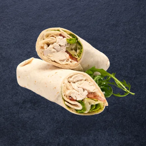 Chicken Tikka & Cheese Toasted Wrap 