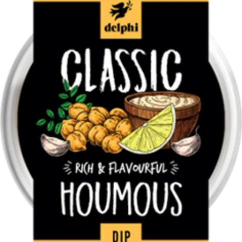 CHILLED: DELPHI HOUMOUS DIP 170G