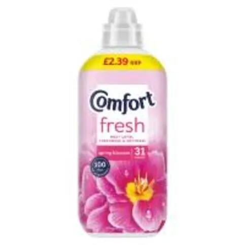 COMFORT FABRIC CONDITIONER SPRING BLOSSOM PM£2.39 930ML