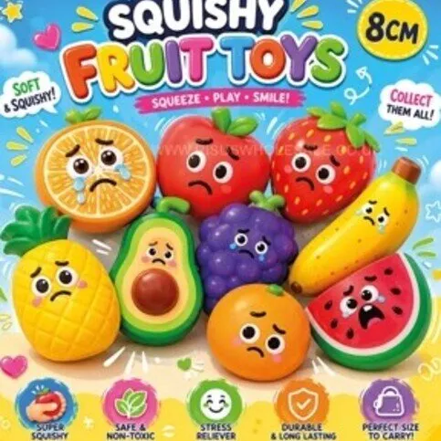 Cool Fruit Large Random Squishy