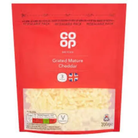 Co-op British Grated Mature Cheddar 240g