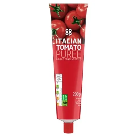 Coop Double Concentrated Tomato Puree in a Tube, 200g